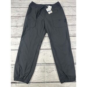 Patagonia Quandary Joggers Womens L Forge Gray Drawstring Cargo Stretch Pants